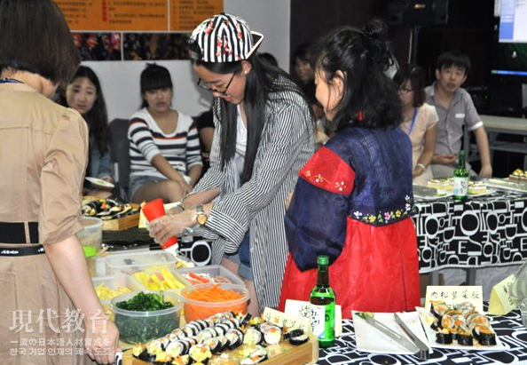 陕西现代教育首届“韩国饮食文化节”圆满落幕(图3)